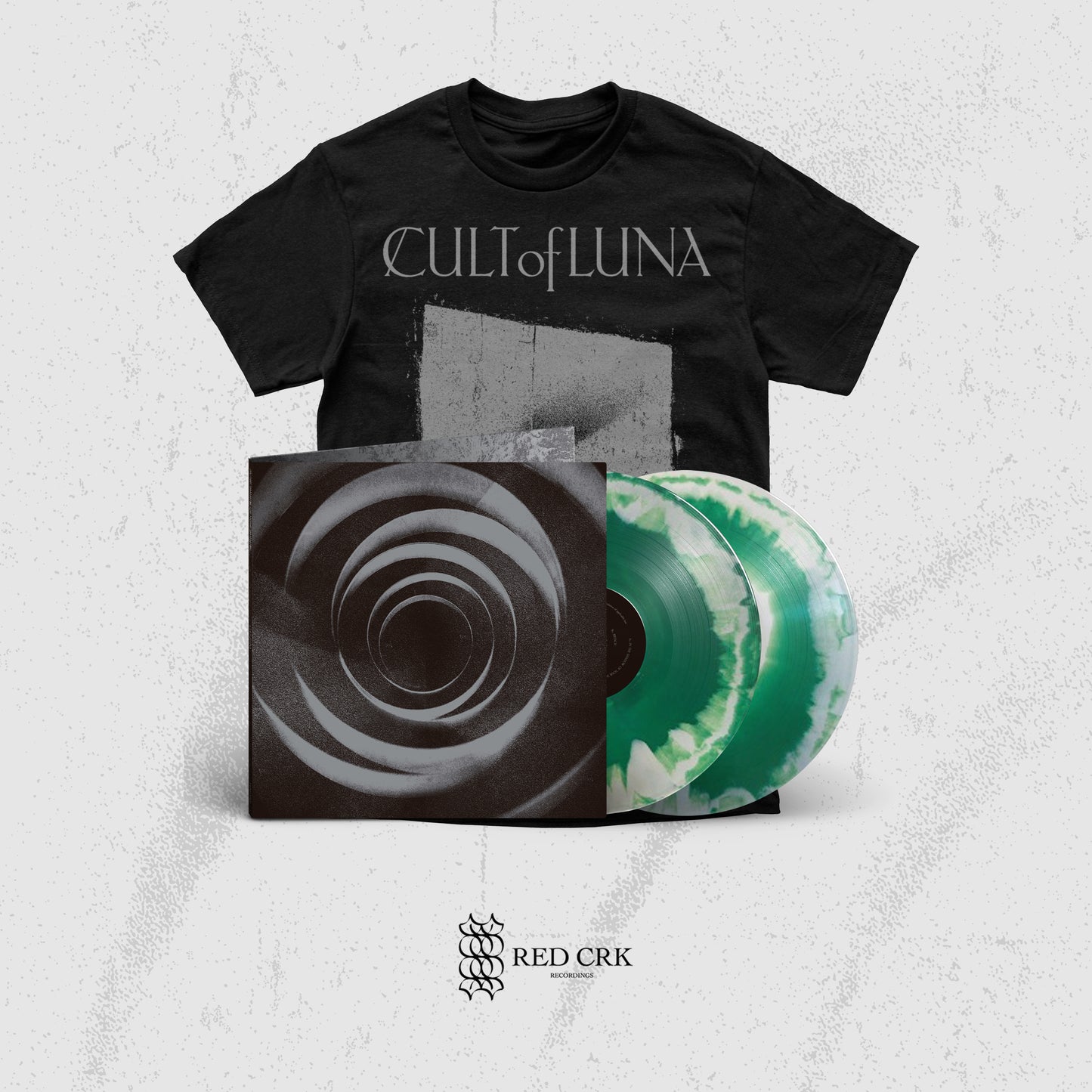 CULT OF LUNA - In The Shadow Of Your Shadow 2LP (AB Side effect on White & Green) + Monolith (Black T-Shirt) PRE-ORDER