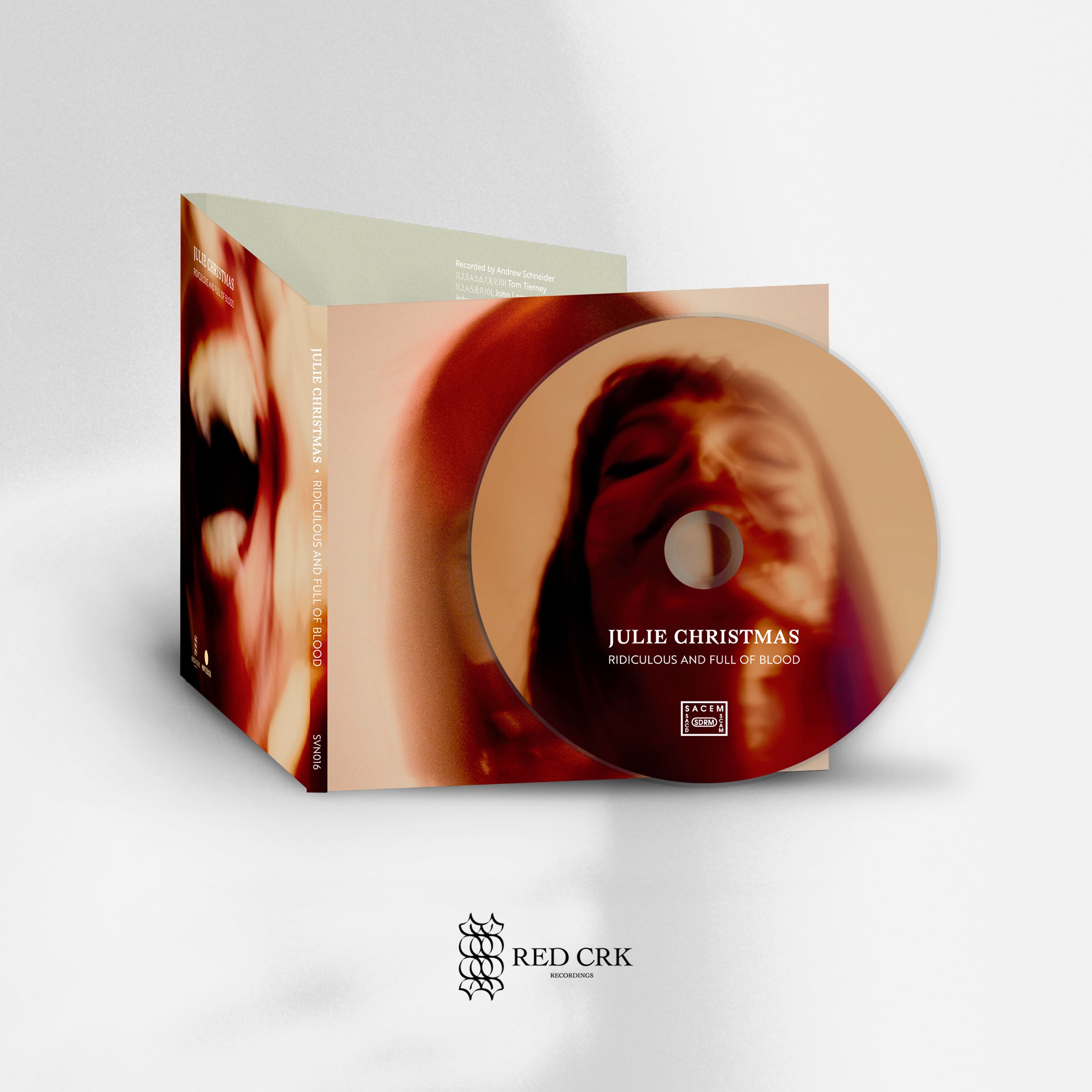 JULIE CHRISTMAS - Ridiculous And Full of Blood (CD Digipack) – RED