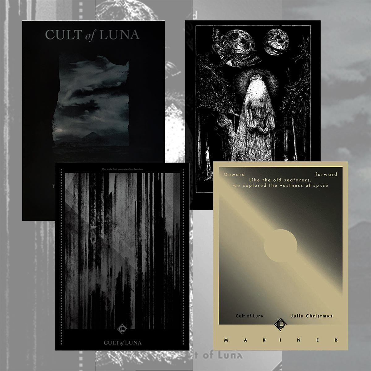 CULT OF LUNA - The Long Road North + Mariner + Hellfest + Vertikal (Screenprint Bundle)