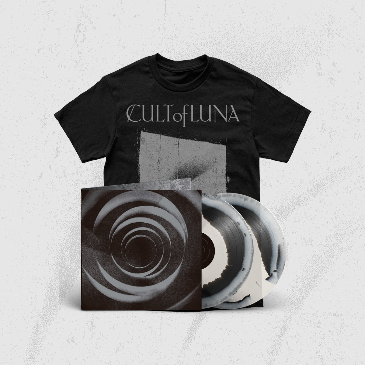 CULT OF LUNA - In The Shadow Of Your Shadow 2LP (AB Side effect White & Black) + Monolith (Black T-Shirt) PRE-ORDER