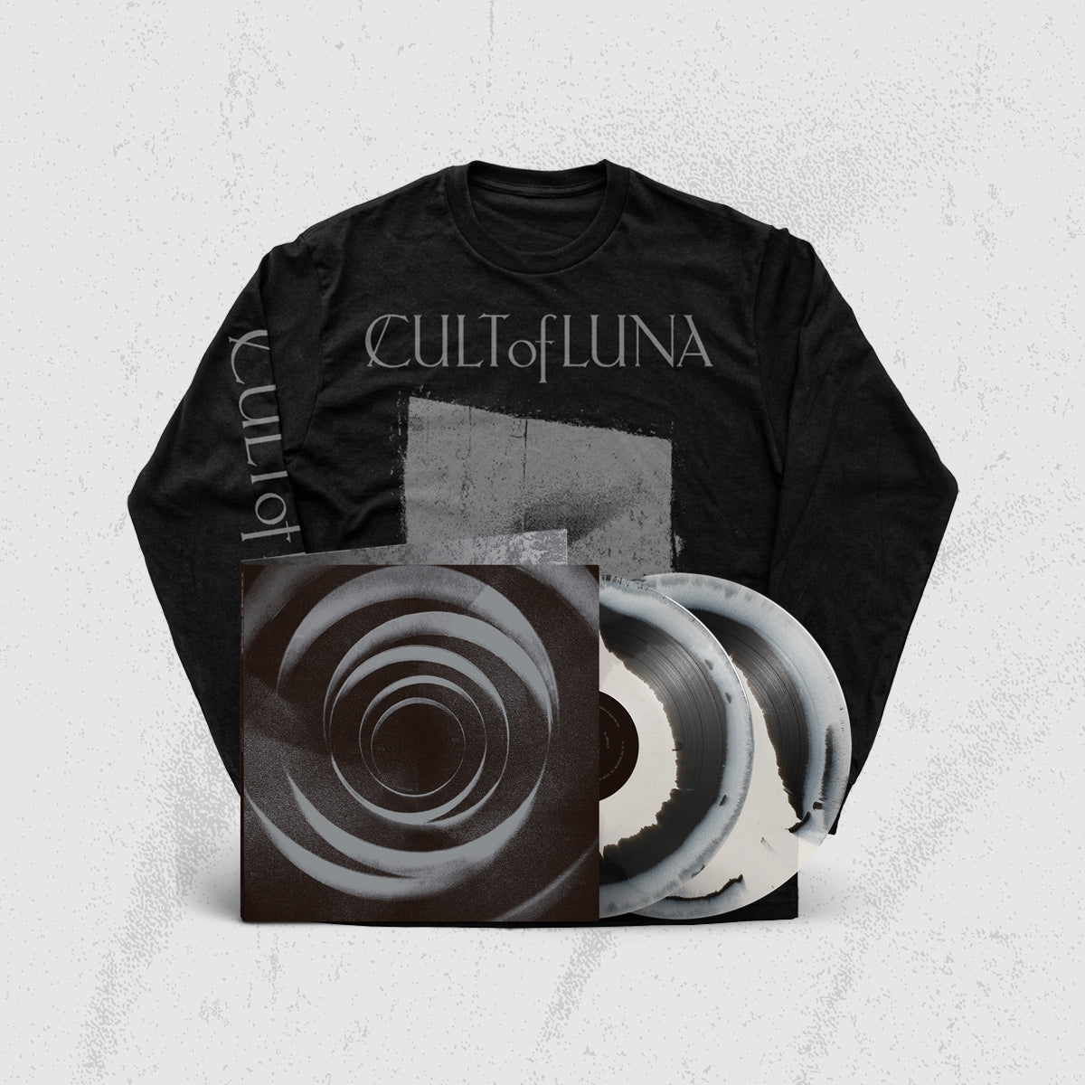 CULT OF LUNA - In The Shadow Of Your Shadow 2LP (AB Side effect on White & Black) + Monolith (Black Long Sleeve) PRE-ORDER