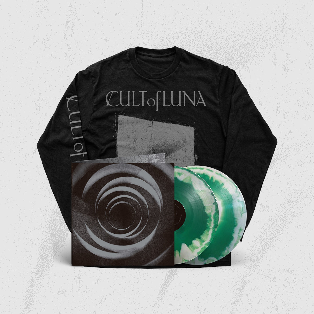 CULT OF LUNA - In The Shadow Of Your Shadow 2LP (AB Side effect on White & Green) + Monolith (Black Long Sleeve) PRE-ORDER