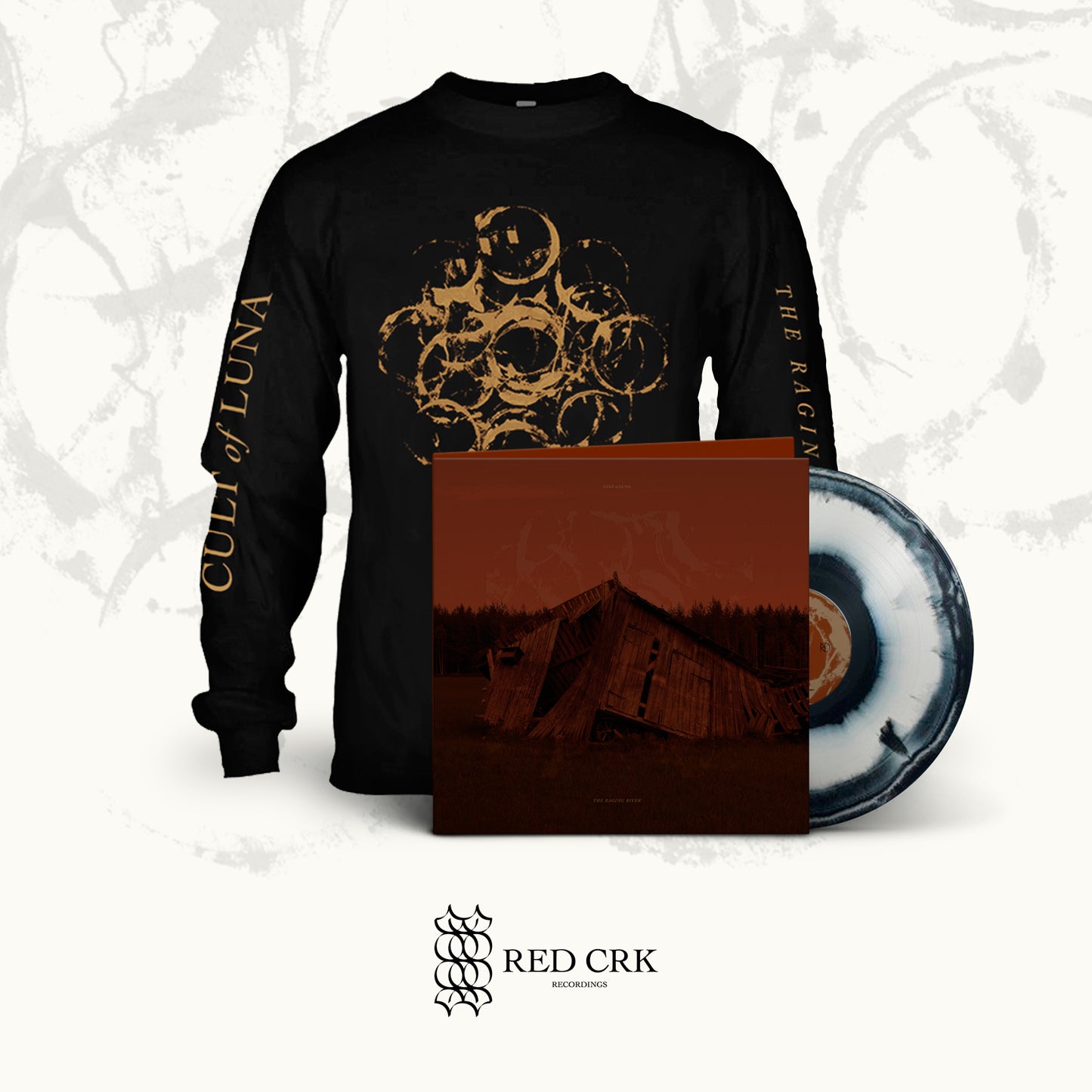 CULT OF LUNA - The Raging River LP Gtfold (Aside/Bside - Black and White) + Black Long Sleeve