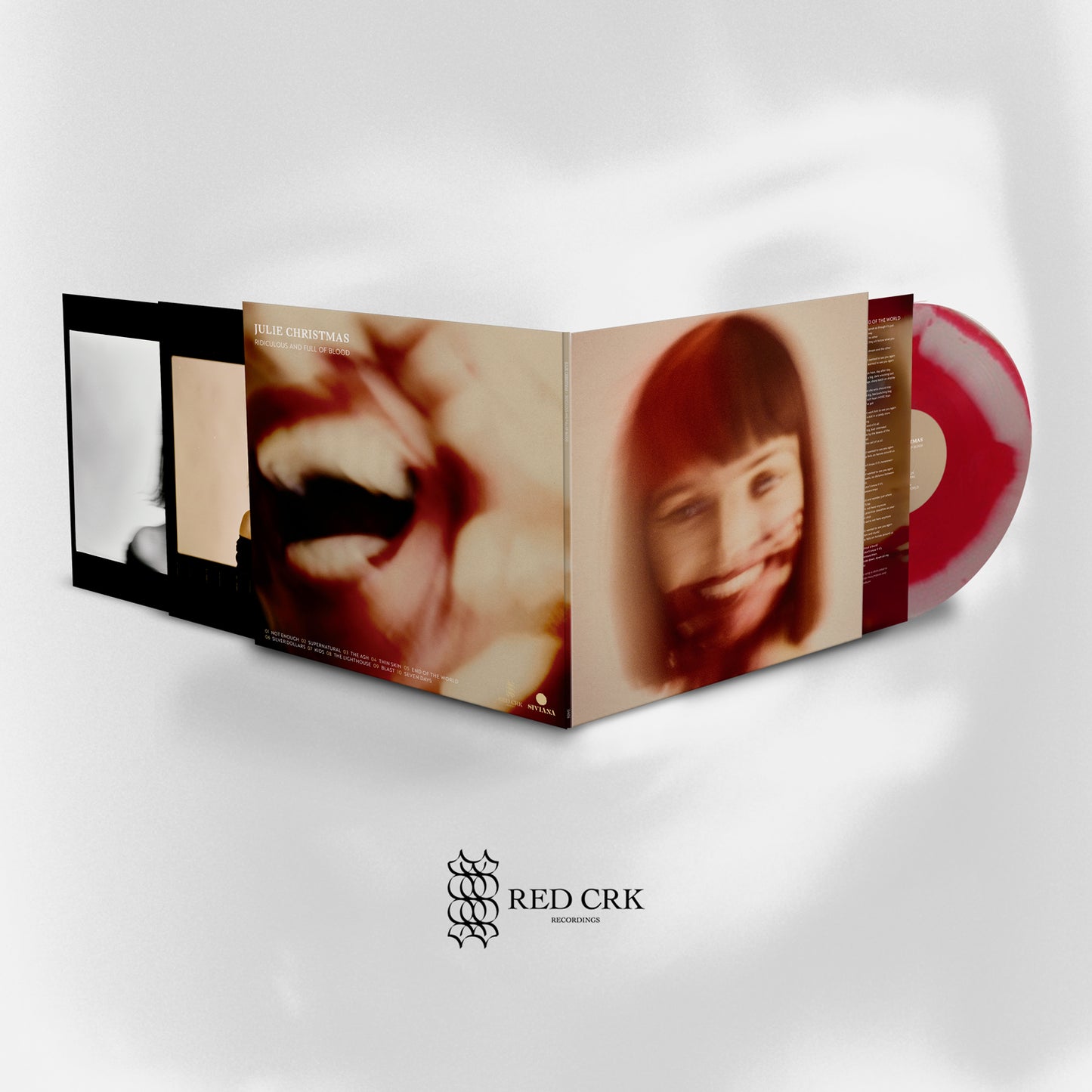 JULIE CHRISTMAS - Ridiculous And Full of Blood LP Gtfold (Aside/Bside Bone and Red) LTD TO 300 COPIES