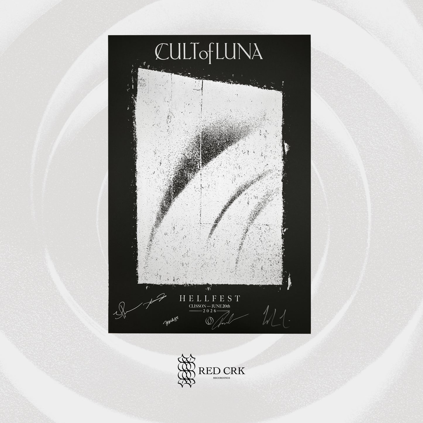 CULT OF LUNA - Hellfest 2026 "Signed by band" (Ltd. to 100 Screenprint)