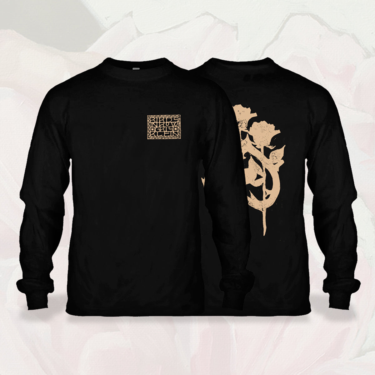 BIRDS IN ROW - Gris Klein (Long Sleeve Shirt V.1)