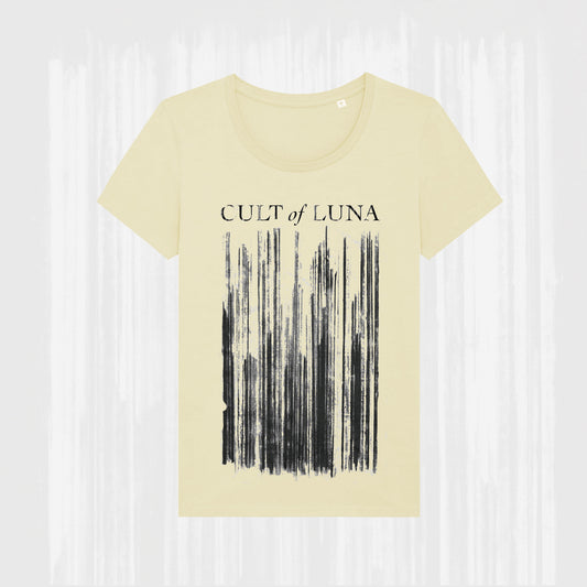 CULT OF LUNA - Vertikal (Off White Girly Fitted T-Shirt)