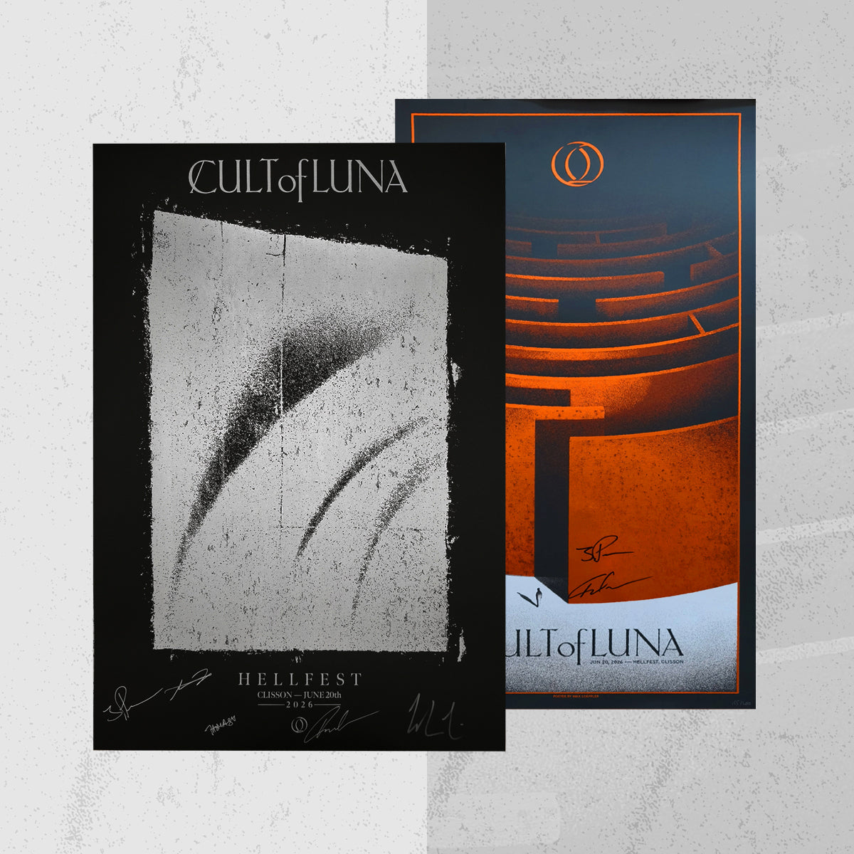 CULT OF LUNA - Hellfest 2026 "Signed by band" (Screenprint Bundle)