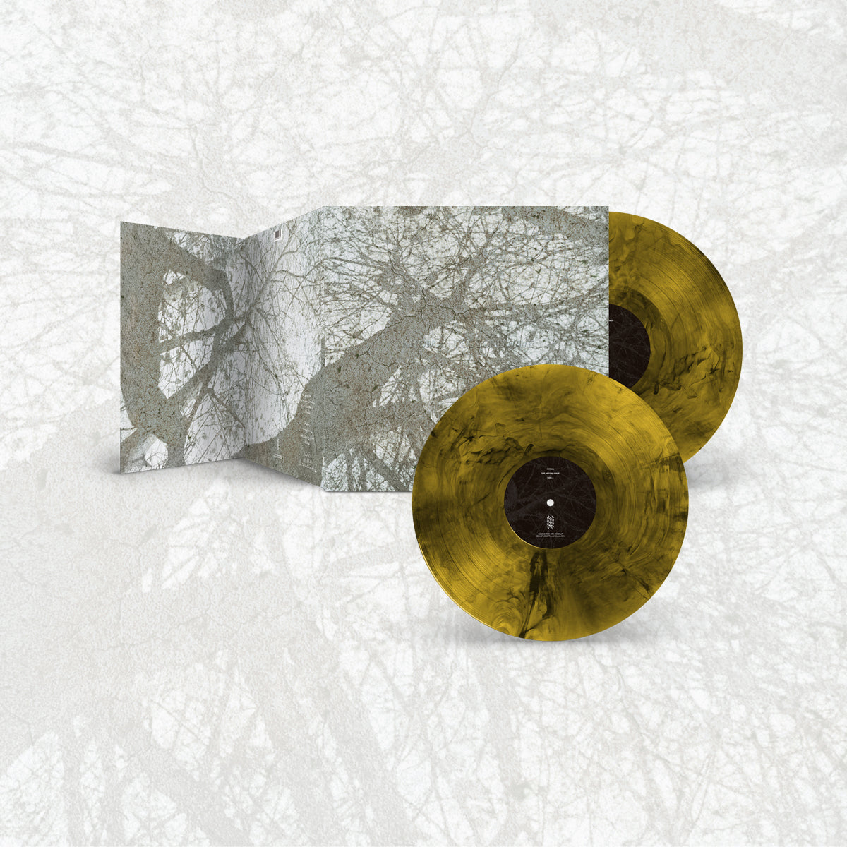KHOMA - The Second Wave 2LP Trifold (Transparent Yellow w/ Marbled Black) LIMITED TO 500 copies