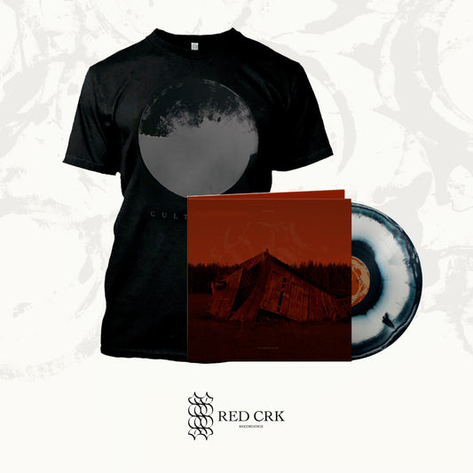 CULT OF LUNA - The Raging River LP Gtfold (Aside/Bside - Black and White) + A Dawn to Fear circle 1 (Black & Grey Logo) T-Shirt