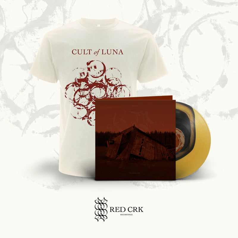 CULT OF LUNA - The Raging River LP Gtfold (Colour in Colour - Black and Beer) + Natural Raw T-Shirt