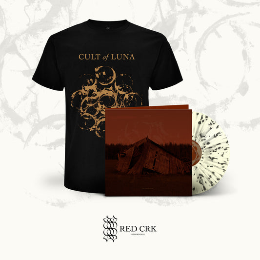 CULT OF LUNA - The Raging River LP Gtfold (Milky Clear vinyl w/ Black Speckles) + Black T-Shirt